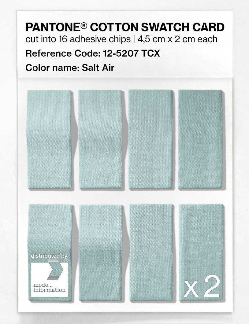 Artikelbild 5 des Artikels “PANTONE® COTTON SWATCH CARD 12-5207 TCX Salt Air “