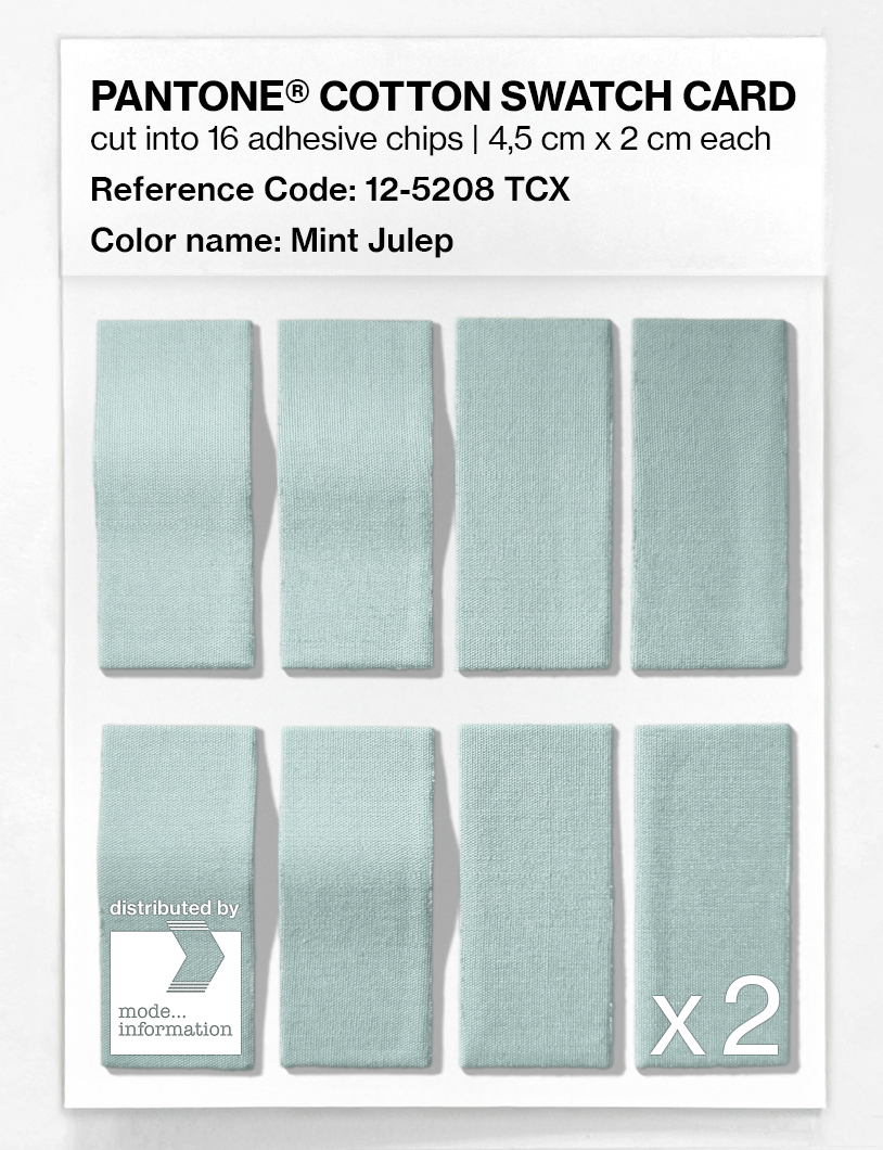 Artikelbild 5 des Artikels “PANTONE® COTTON SWATCH CARD 12-5208 TCX Mint Julep “