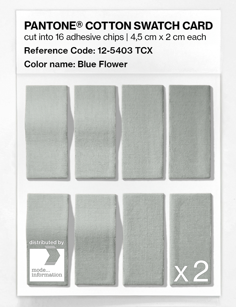 Artikelbild 5 des Artikels “PANTONE® COTTON SWATCH CARD 12-5403 TCX Blue Flower “