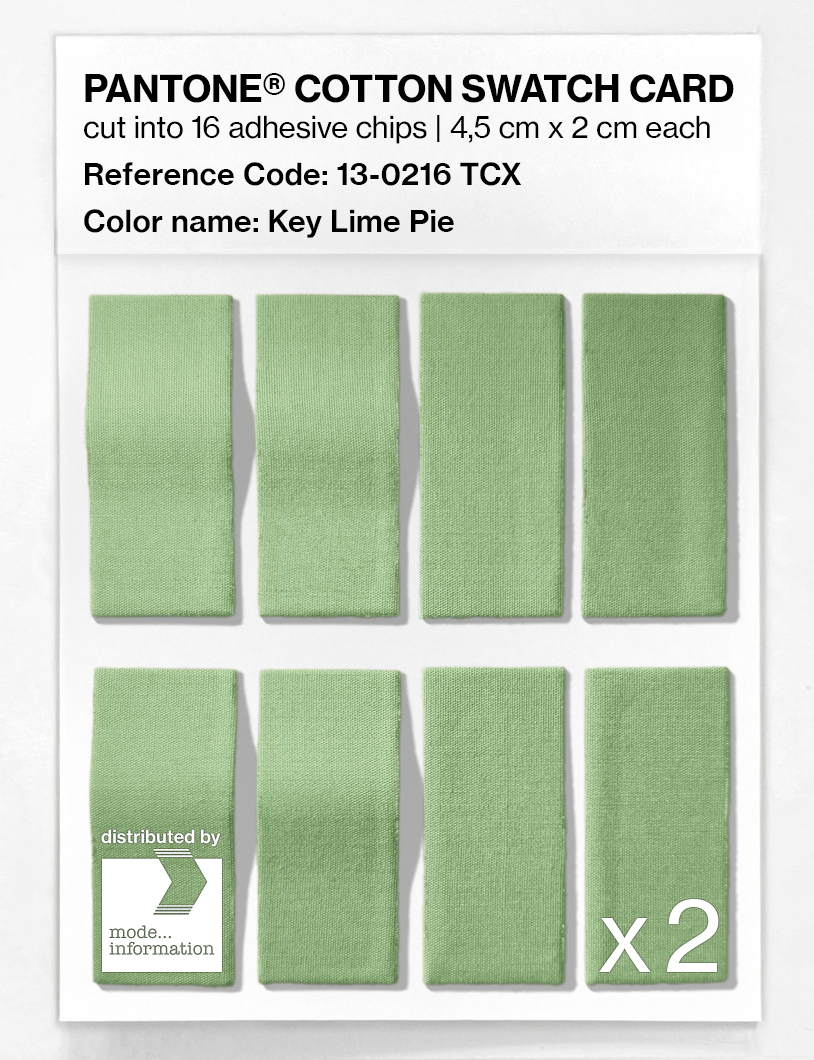 Artikelbild 5 des Artikels “PANTONE® COTTON SWATCH CARD 13-0216 TCX Key Lime Pie “