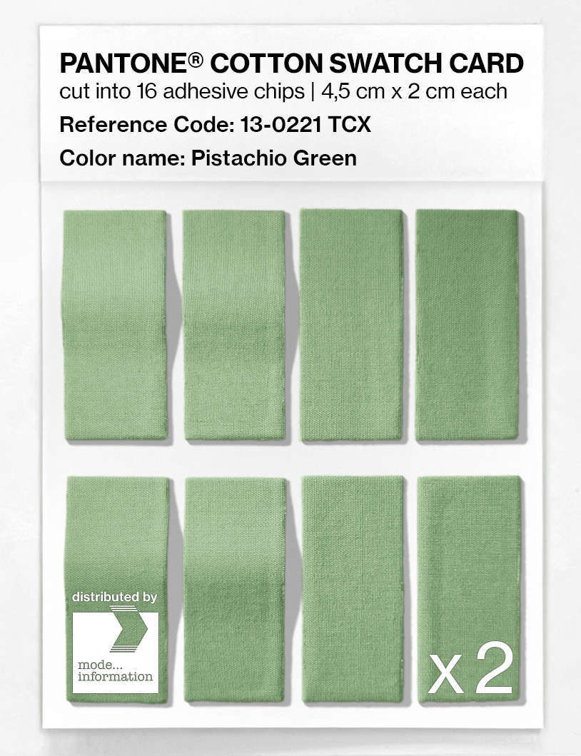 Artikelbild 5 des Artikels “PANTONE® COTTON SWATCH CARD 13-0221 TCX Pistachio Green “