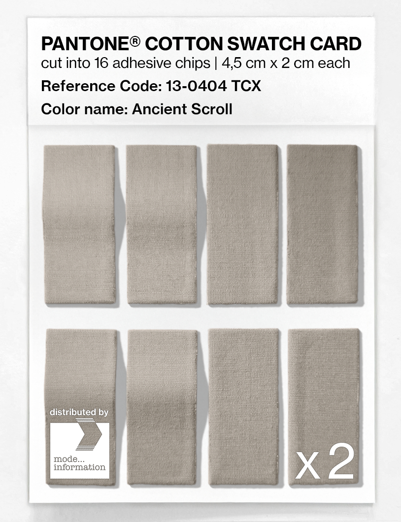 Artikelbild 5 des Artikels “PANTONE® COTTON SWATCH CARD 13-0404 TCX Ancient Scroll “