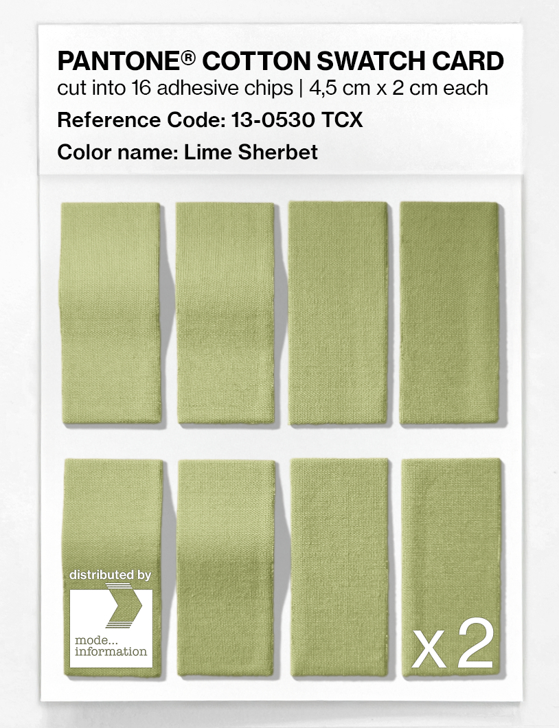 Artikelbild 5 des Artikels “PANTONE® COTTON SWATCH CARD 13-0530 TCX Lime Sherbet “