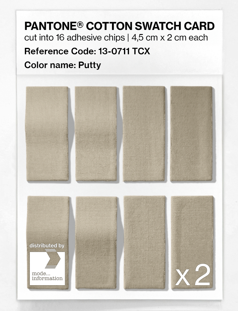 Artikelbild 5 des Artikels “PANTONE® COTTON SWATCH CARD 13-0711 TCX Putty “