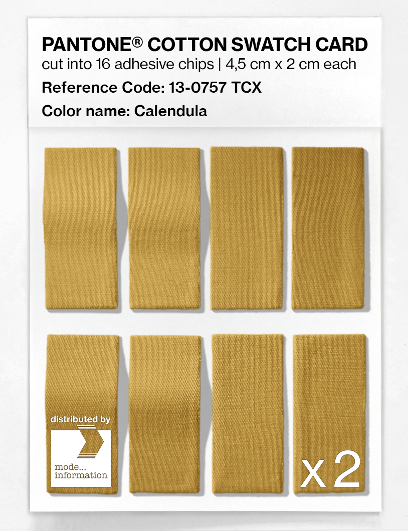 Artikelbild 5 des Artikels “PANTONE® COTTON SWATCH CARD 13-0757 TCX Calendula “