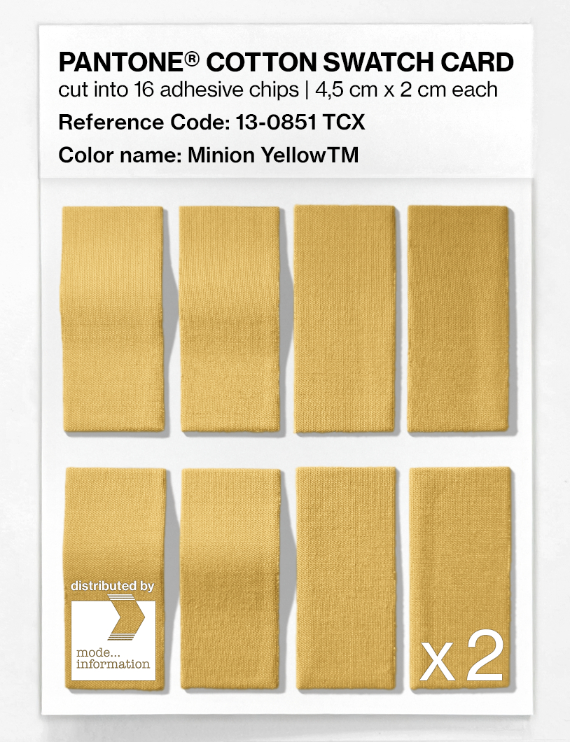 Artikelbild 5 des Artikels “PANTONE® COTTON SWATCH CARD 13-0851 TCX Minion YellowTM “