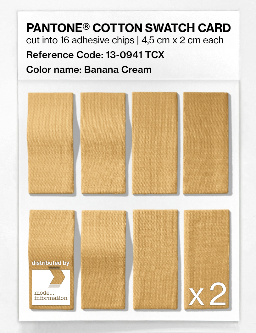 Artikelbild 5 des Artikels “PANTONE® COTTON SWATCH CARD 13-0941 TCX Banana Cream “
