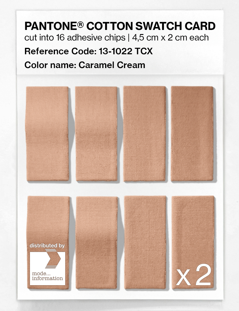 Artikelbild 5 des Artikels “PANTONE® COTTON SWATCH CARD 13-1022 TCX Caramel Cream “