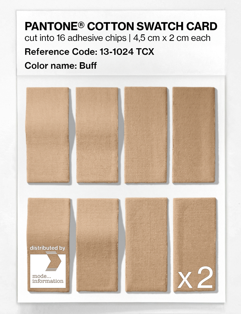 Artikelbild 5 des Artikels “PANTONE® COTTON SWATCH CARD 13-1024 TCX Buff “
