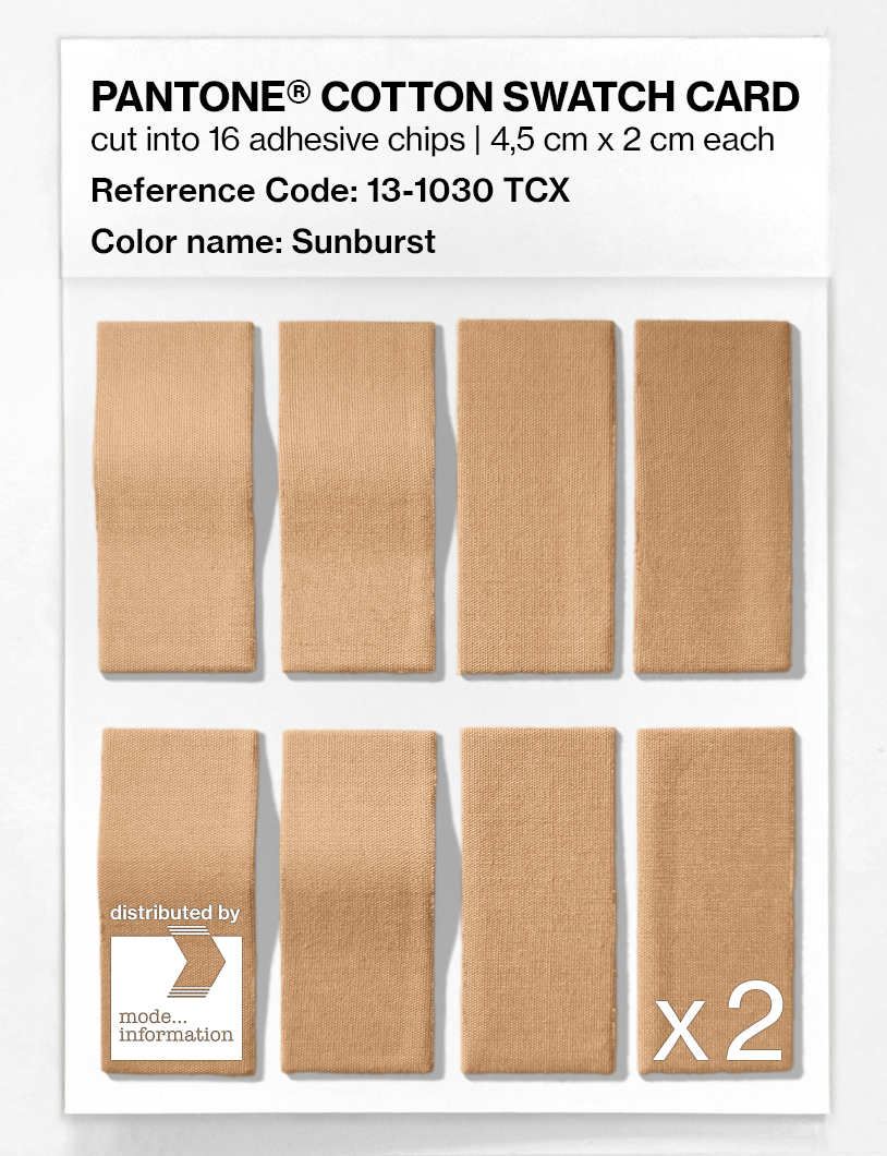 Artikelbild 5 des Artikels “PANTONE® COTTON SWATCH CARD 13-1030 TCX Sunburst “