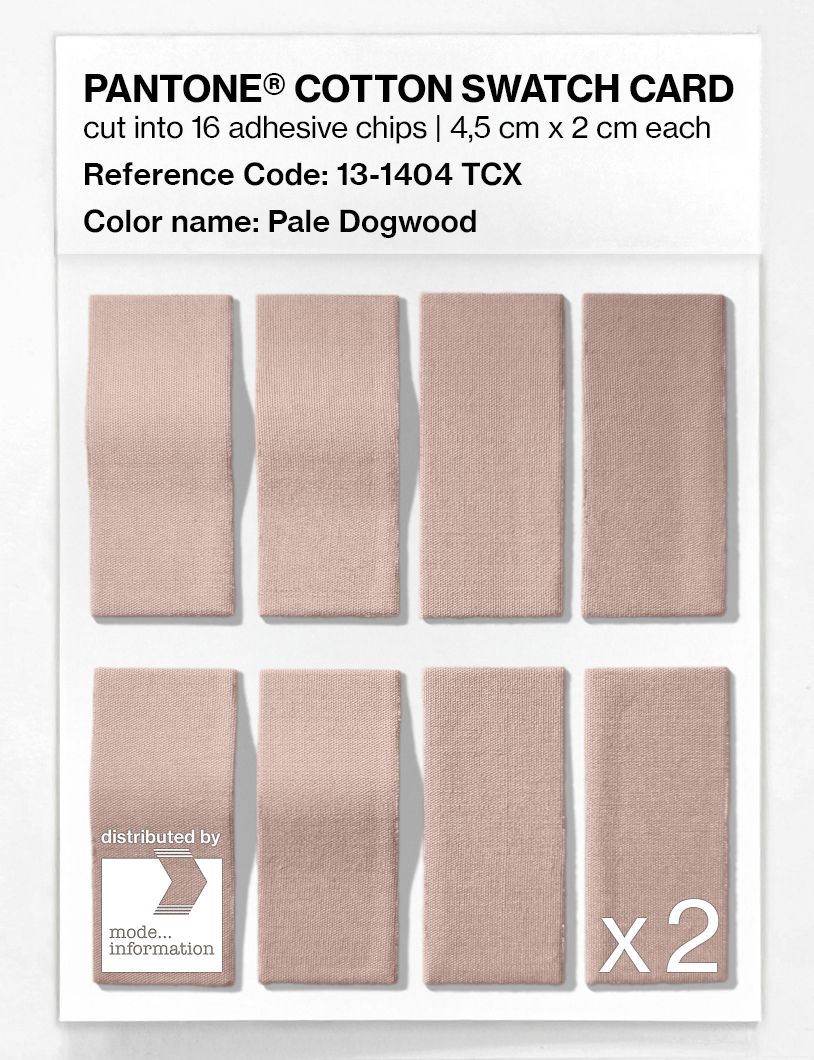 Artikelbild 5 des Artikels “PANTONE® COTTON SWATCH CARD 13-1404 TCX Pale Dogwood “