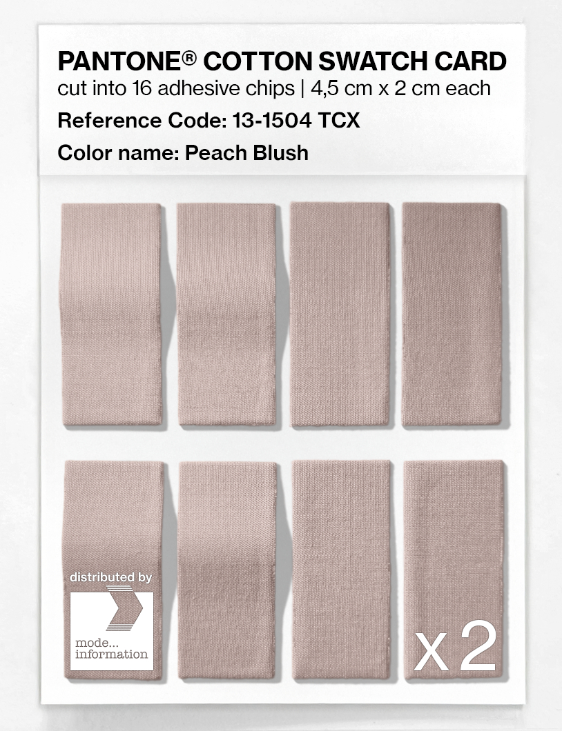 Artikelbild 5 des Artikels “PANTONE® COTTON SWATCH CARD 13-1504 TCX Peach Blush “