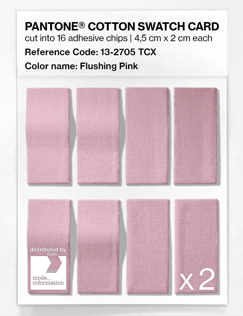 Artikelbild 5 des Artikels “PANTONE® COTTON SWATCH CARD 13-2705 TCX Flushing Pink “
