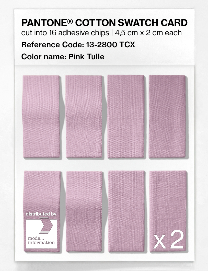 Artikelbild 5 des Artikels “PANTONE® COTTON SWATCH CARD 13-2800 TCX Pink Tulle “