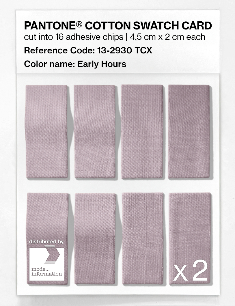 Artikelbild 5 des Artikels “PANTONE® COTTON SWATCH CARD 13-2930 TCX Early Hours “