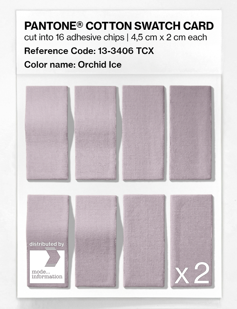 Artikelbild 5 des Artikels “PANTONE® COTTON SWATCH CARD 13-3406 TCX Orchid Ice “