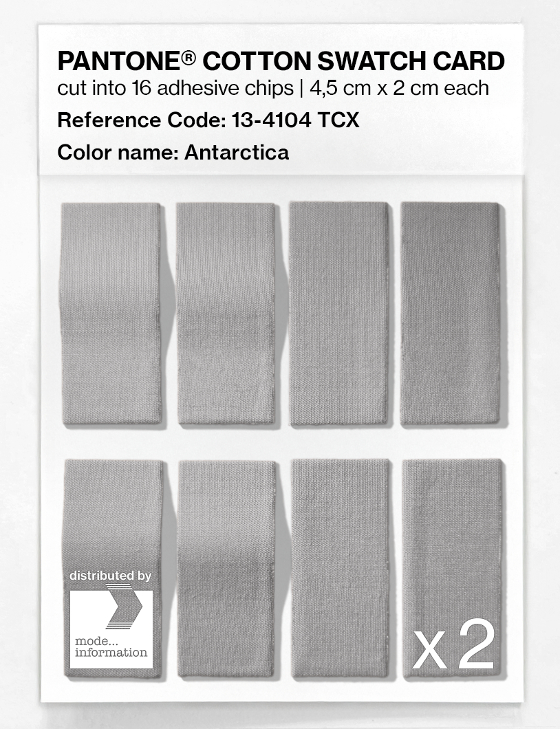 Artikelbild 5 des Artikels “PANTONE® COTTON SWATCH CARD 13-4104 TCX Antarctica “