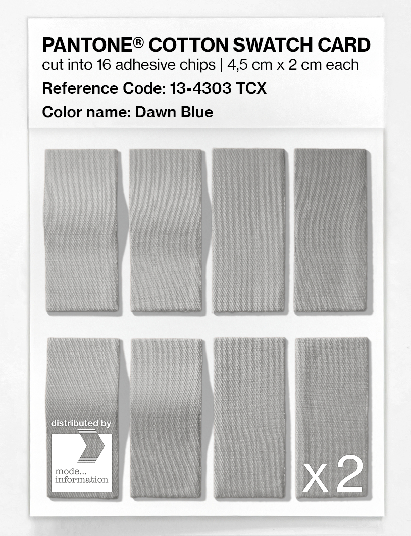Artikelbild 5 des Artikels “PANTONE® COTTON SWATCH CARD 13-4303 TCX Dawn Blue “