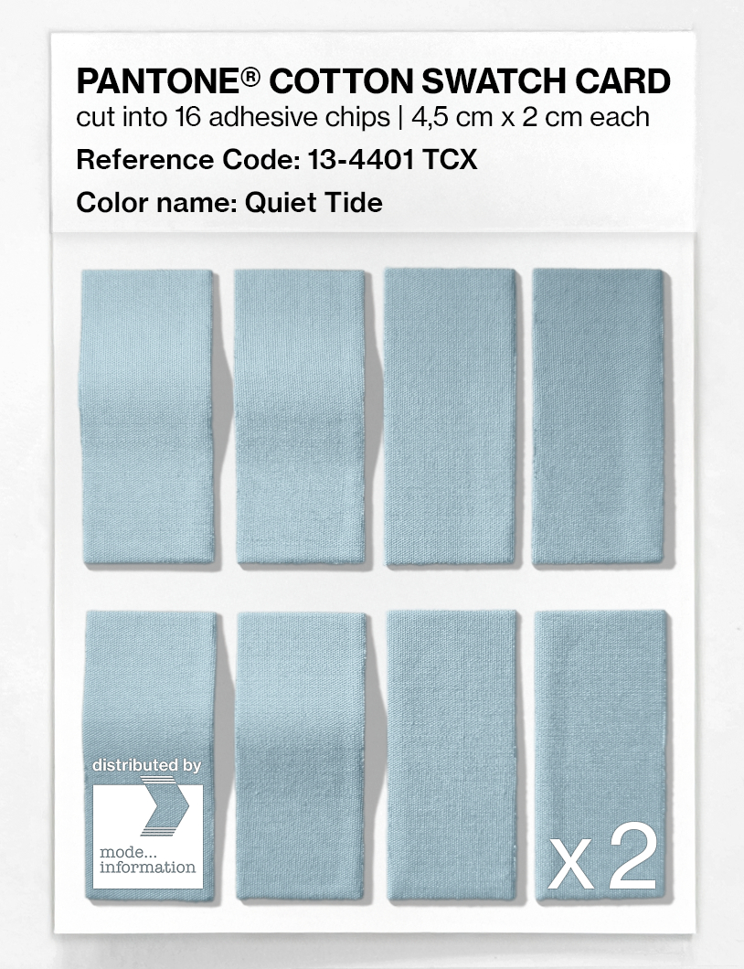 Artikelbild 5 des Artikels “PANTONE® COTTON SWATCH CARD 13-4401 TCX Quiet Tide “