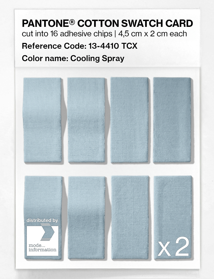 Artikelbild 5 des Artikels “PANTONE® COTTON SWATCH CARD 13-4410 TCX Cooling Spray “