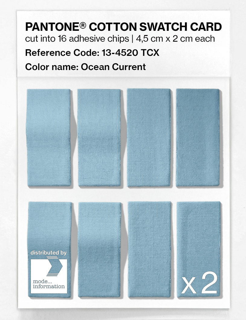 Artikelbild 5 des Artikels “PANTONE® COTTON SWATCH CARD 13-4520 TCX Ocean Current “