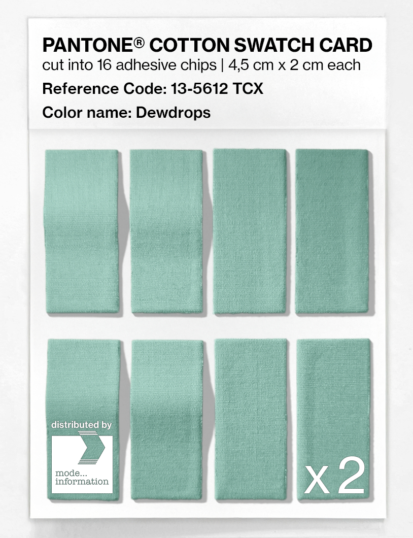 Artikelbild 5 des Artikels “PANTONE® COTTON SWATCH CARD 13-5612 TCX Dewdrops “