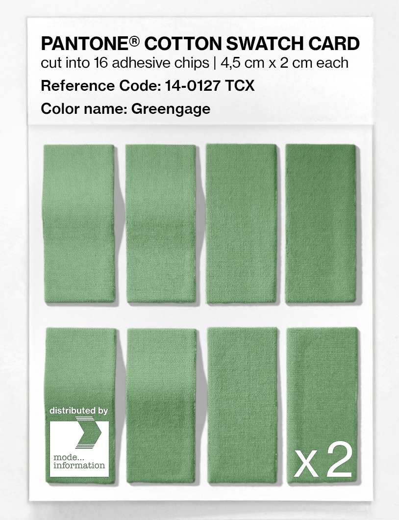 Artikelbild 5 des Artikels “PANTONE® COTTON SWATCH CARD 14-0127 TCX Greengage “