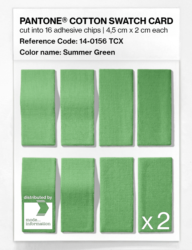 Artikelbild 5 des Artikels “PANTONE® COTTON SWATCH CARD 14-0156 TCX Summer Green “