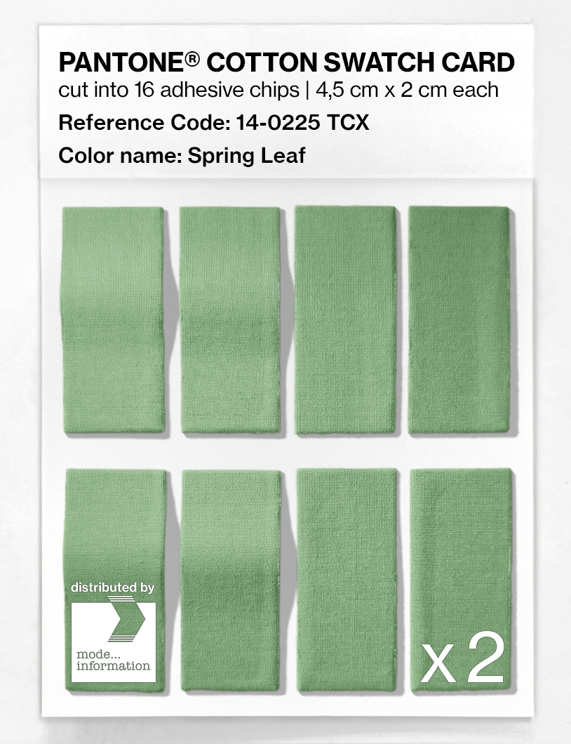 Artikelbild 5 des Artikels “PANTONE® COTTON SWATCH CARD 14-0225 TCX Spring Leaf “