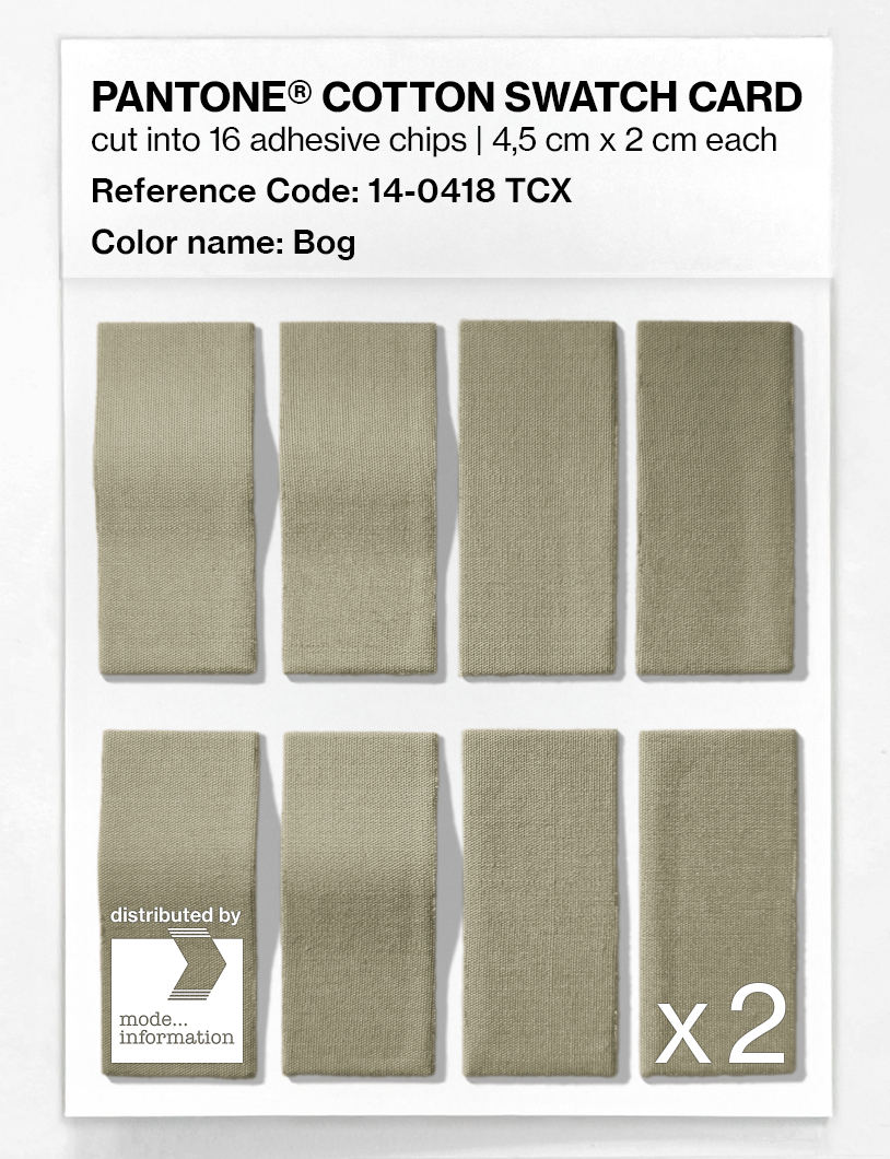 Artikelbild 5 des Artikels “PANTONE® COTTON SWATCH CARD 14-0418 TCX Bog “