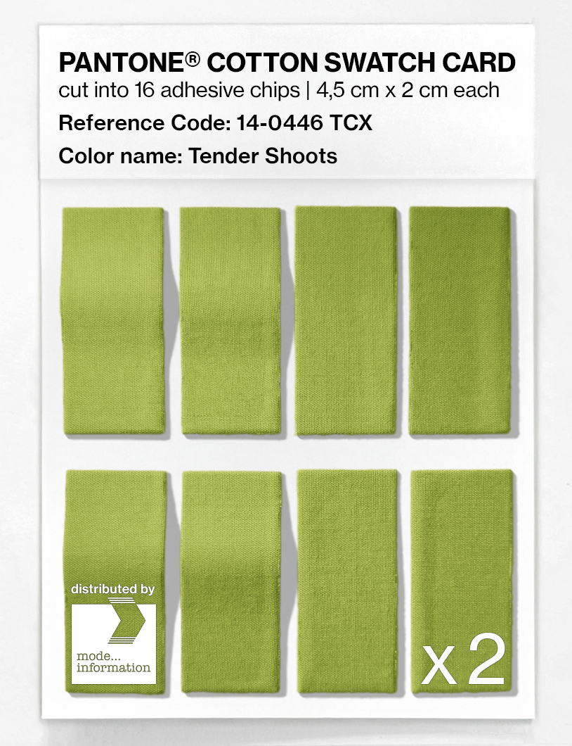 Artikelbild 5 des Artikels “PANTONE® COTTON SWATCH CARD 14-0446 TCX Tender Shoots “