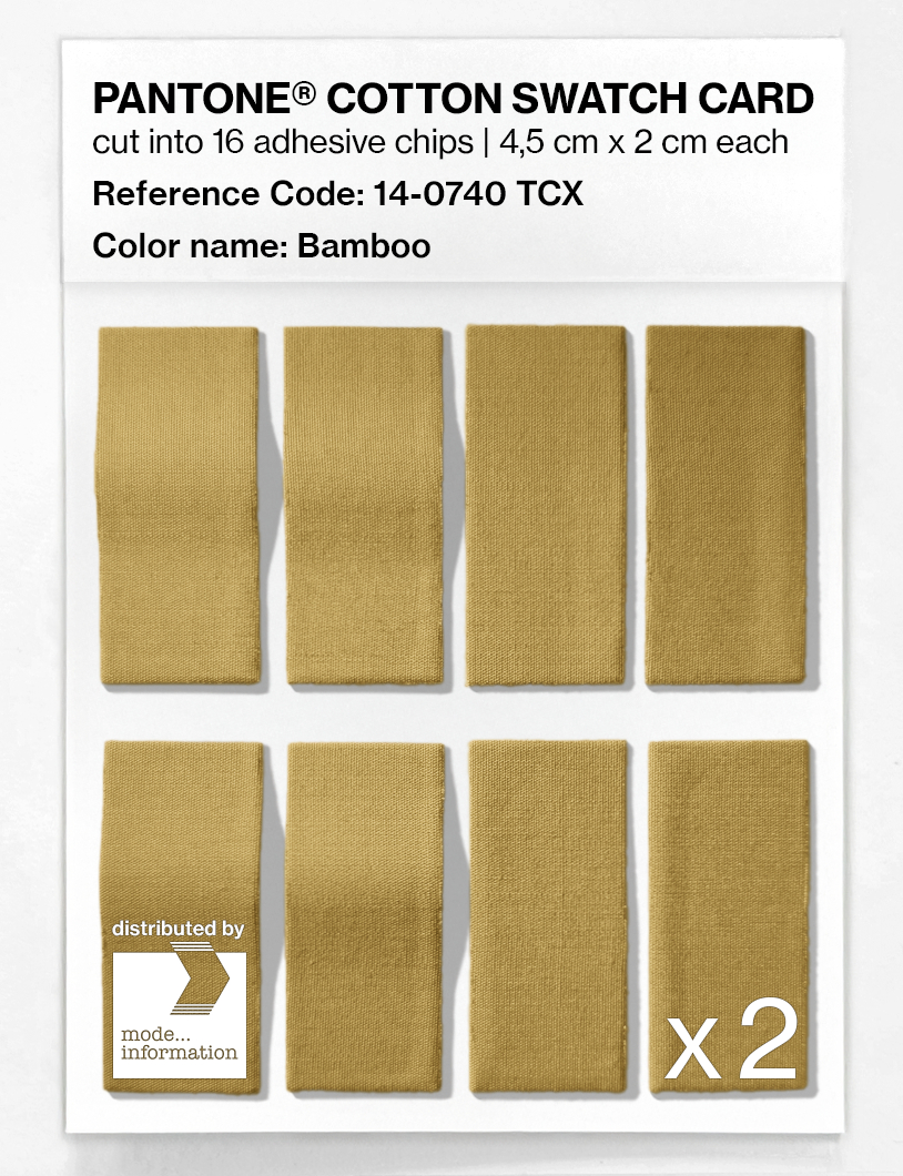 Artikelbild 5 des Artikels “PANTONE® COTTON SWATCH CARD 14-0740 TCX Bamboo “