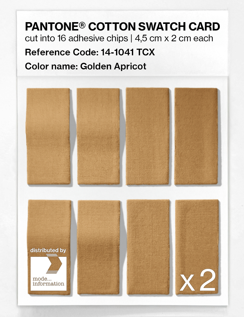 Artikelbild 5 des Artikels “PANTONE® COTTON SWATCH CARD 14-1041 TCX Golden Apricot “