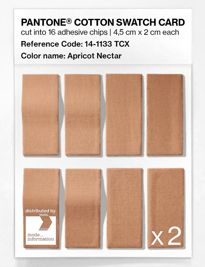 Artikelbild 5 des Artikels “PANTONE® COTTON SWATCH CARD 14-1133 TCX Apricot Nectar “