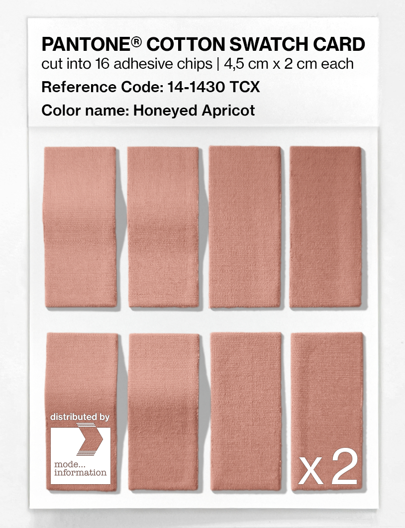 Artikelbild 5 des Artikels “PANTONE® COTTON SWATCH CARD 14-1430 TCX Honeyed Apricot “