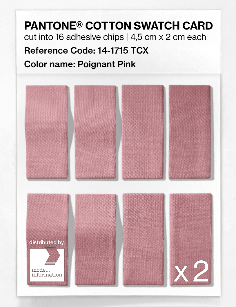Artikelbild 5 des Artikels “PANTONE® COTTON SWATCH CARD 14-1715 TCX Poignant Pink “