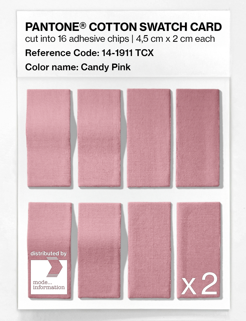 Artikelbild 5 des Artikels “PANTONE® COTTON SWATCH CARD 14-1911 TCX Candy Pink “