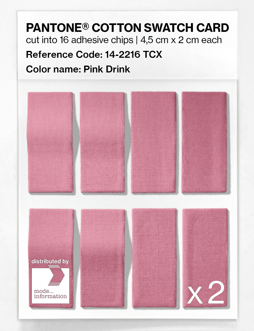 Artikelbild 5 des Artikels “PANTONE® COTTON SWATCH CARD 14-2216 TCX Pink Drink “