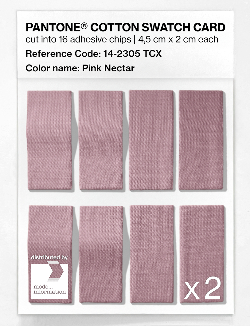 Artikelbild 5 des Artikels “PANTONE® COTTON SWATCH CARD 14-2305 TCX Pink Nectar “