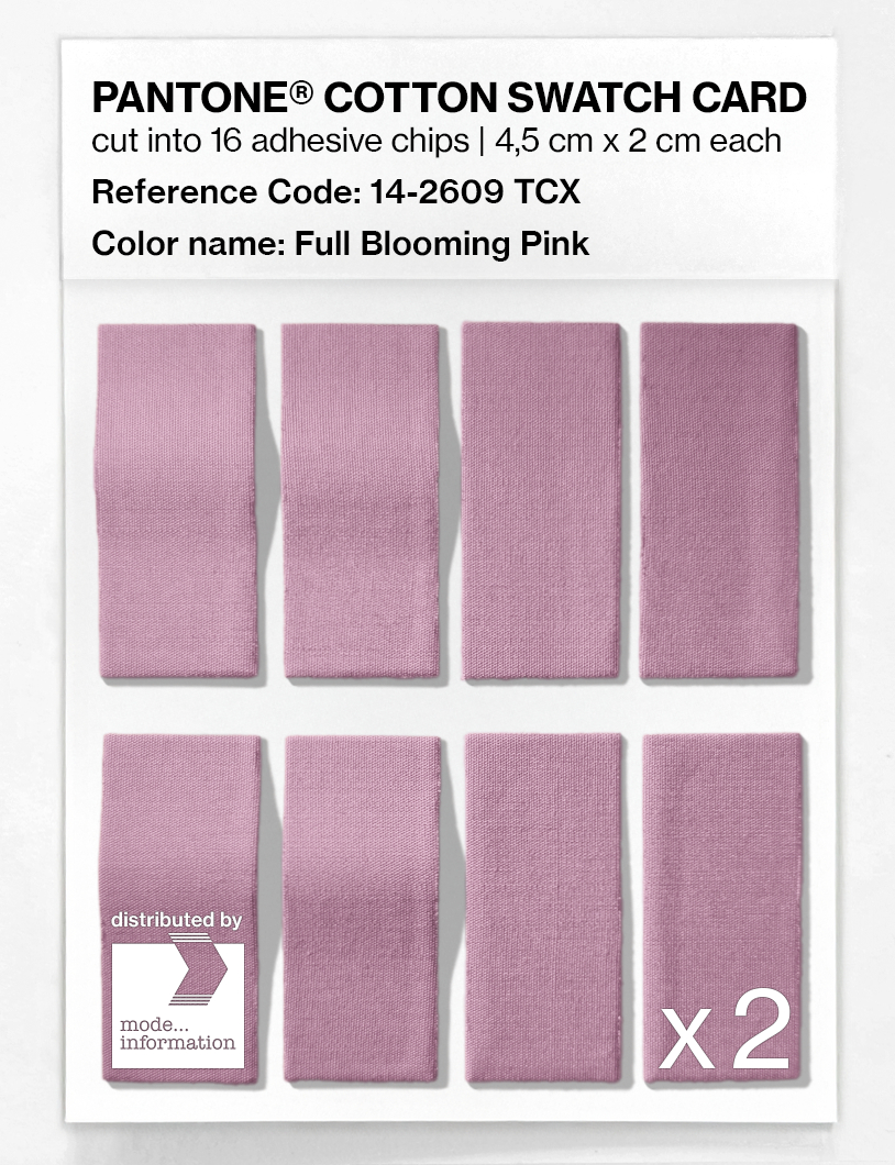 Artikelbild 5 des Artikels “PANTONE® COTTON SWATCH CARD 14-2609 TCX Full Blooming Pink “