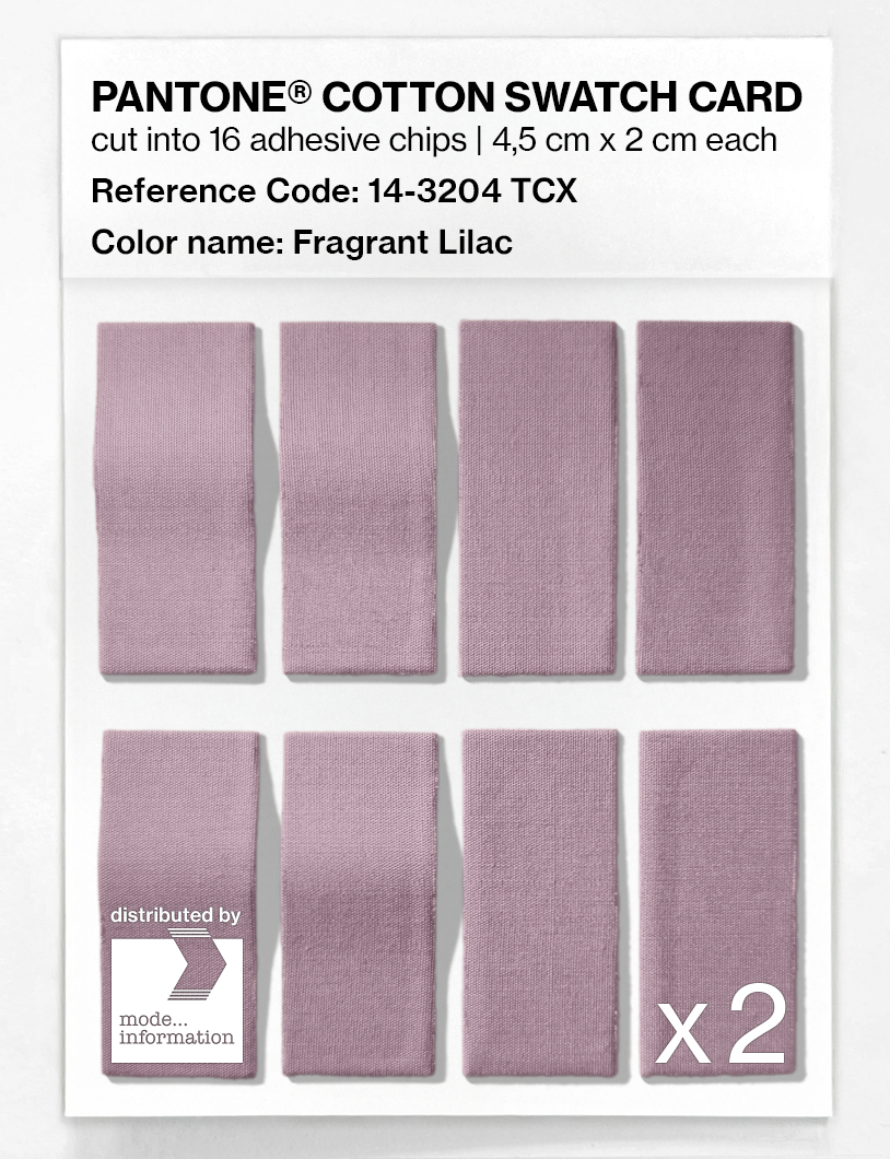 Artikelbild 5 des Artikels “PANTONE® COTTON SWATCH CARD 14-3204 TCX Fragrant Lilac “