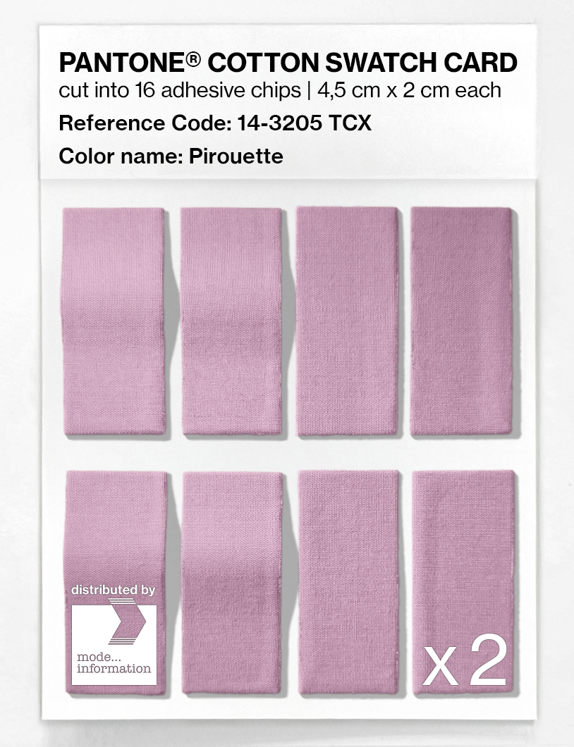 Artikelbild 5 des Artikels “PANTONE® COTTON SWATCH CARD 14-3205 TCX Pirouette “