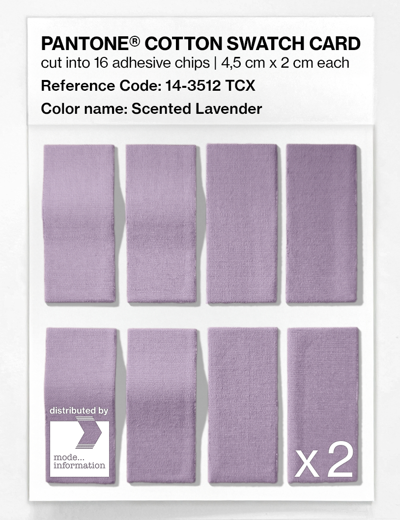 Artikelbild 5 des Artikels “PANTONE® COTTON SWATCH CARD 14-3512 TCX Scented Lavender “