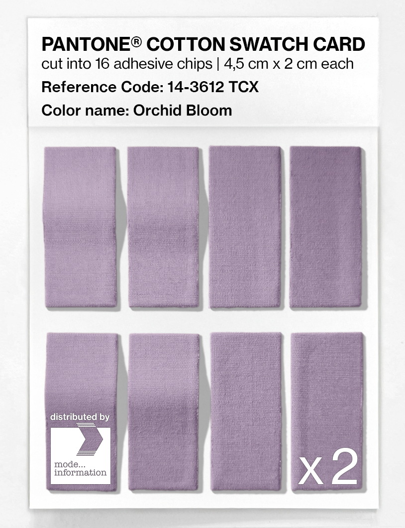 Artikelbild 5 des Artikels “PANTONE® COTTON SWATCH CARD 14-3612 TCX Orchid Bloom “