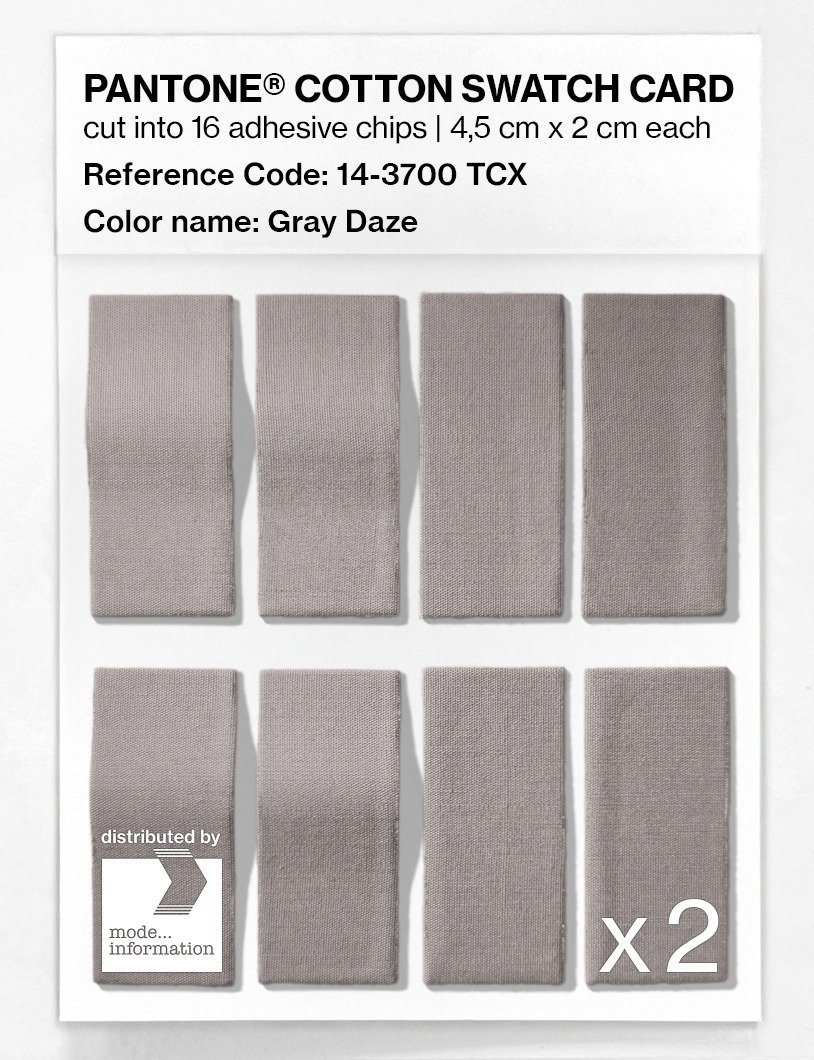 Artikelbild 5 des Artikels “PANTONE® COTTON SWATCH CARD 14-3700 TCX Gray Daze “