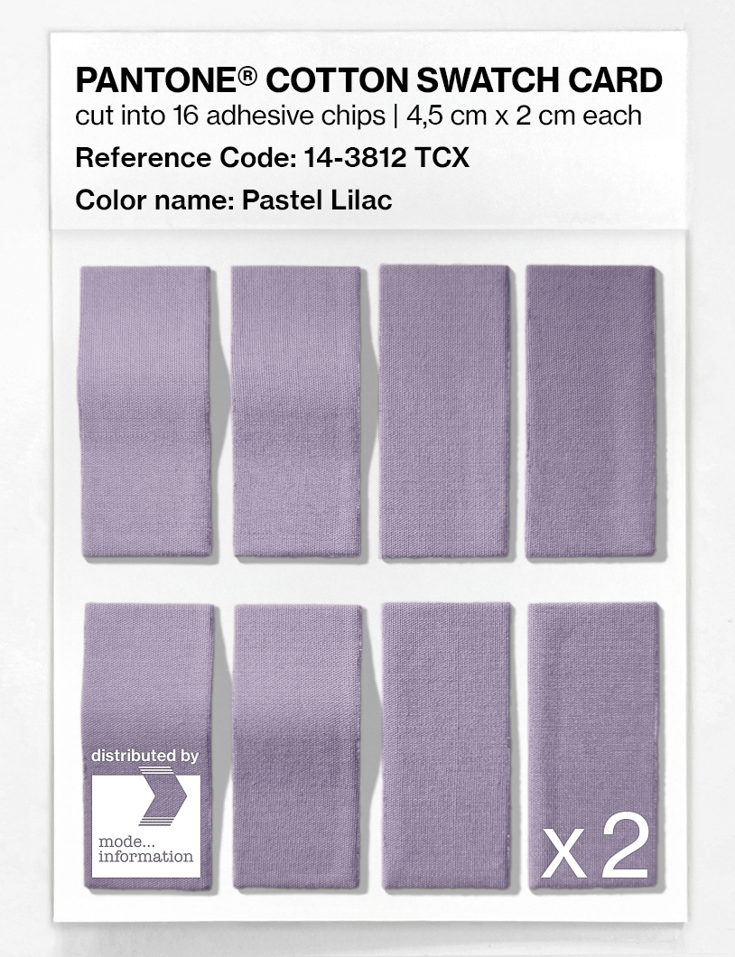 Artikelbild 5 des Artikels “PANTONE® COTTON SWATCH CARD 14-3812 TCX Pastel Lilac “