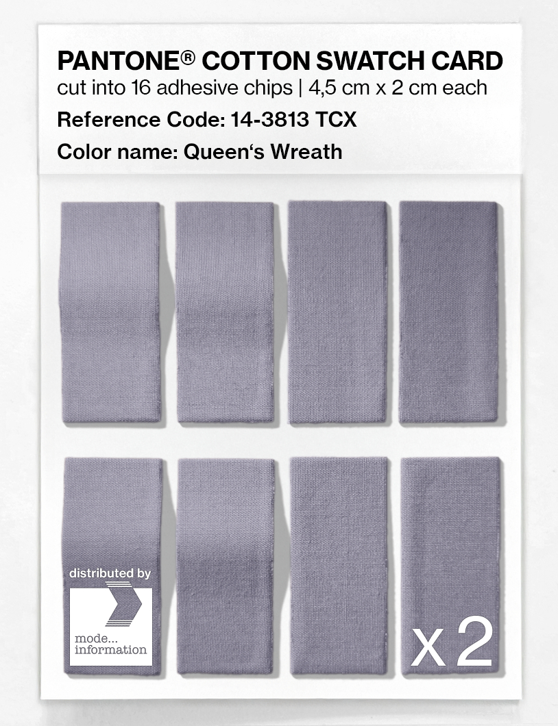 Artikelbild 5 des Artikels “PANTONE® COTTON SWATCH CARD 14-3813 TCX Queen's Wreath “