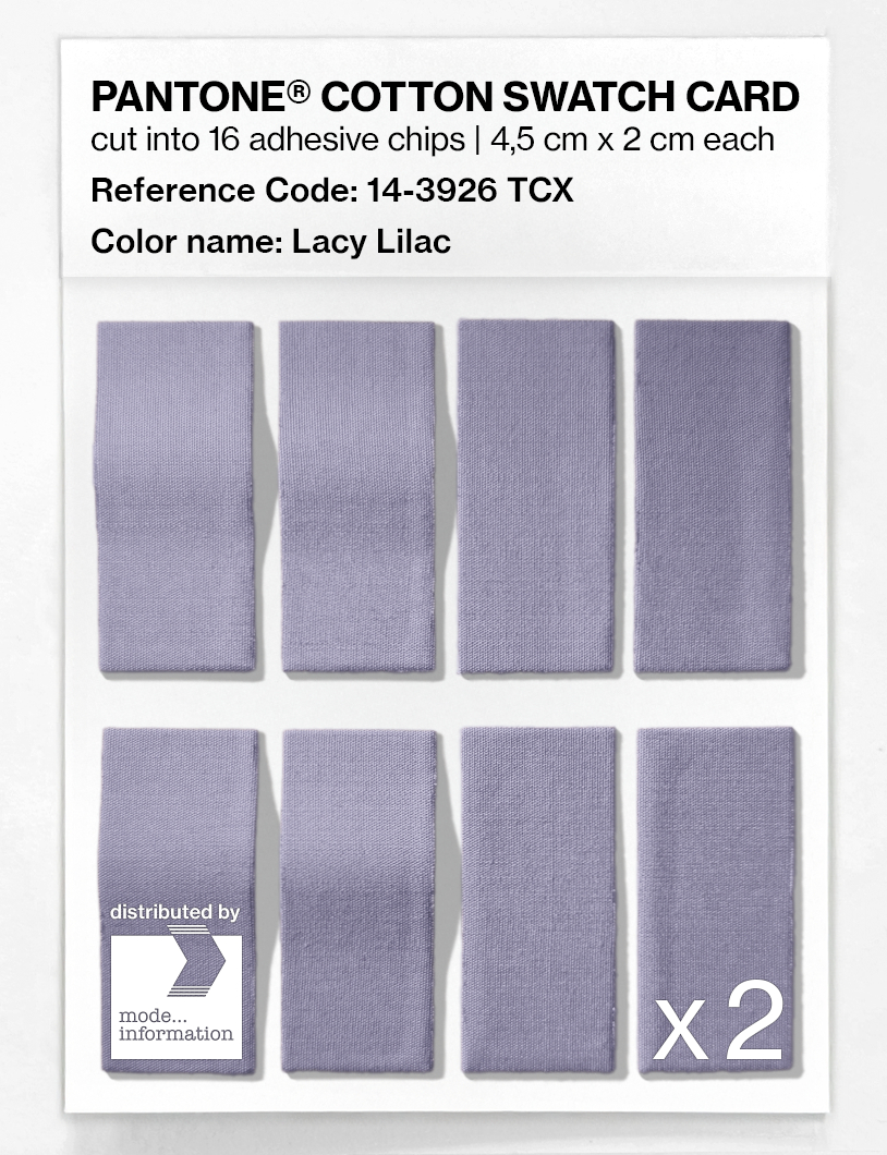 Artikelbild 5 des Artikels “PANTONE® COTTON SWATCH CARD 14-3926 TCX Lacy Lilac “