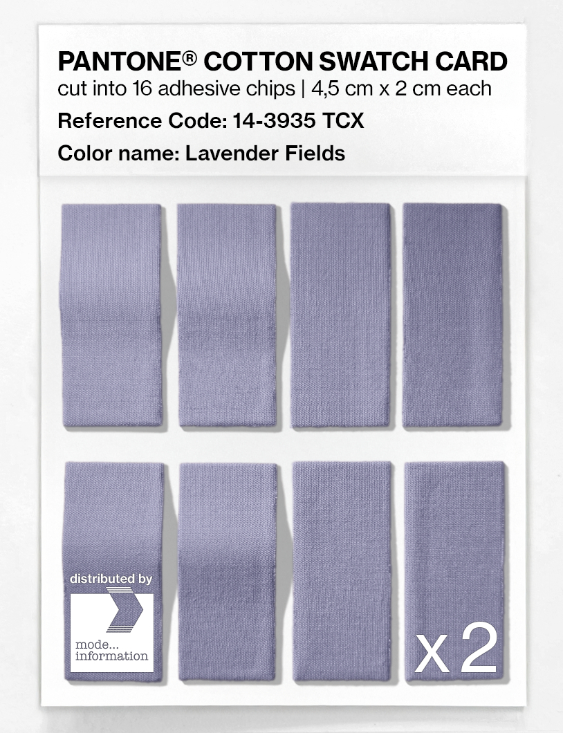Artikelbild 5 des Artikels “PANTONE® COTTON SWATCH CARD 14-3935 TCX Lavender Fields “