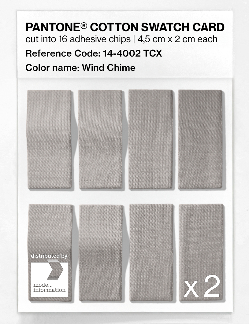 Artikelbild 5 des Artikels “PANTONE® COTTON SWATCH CARD 14-4002 TCX Wind Chime “